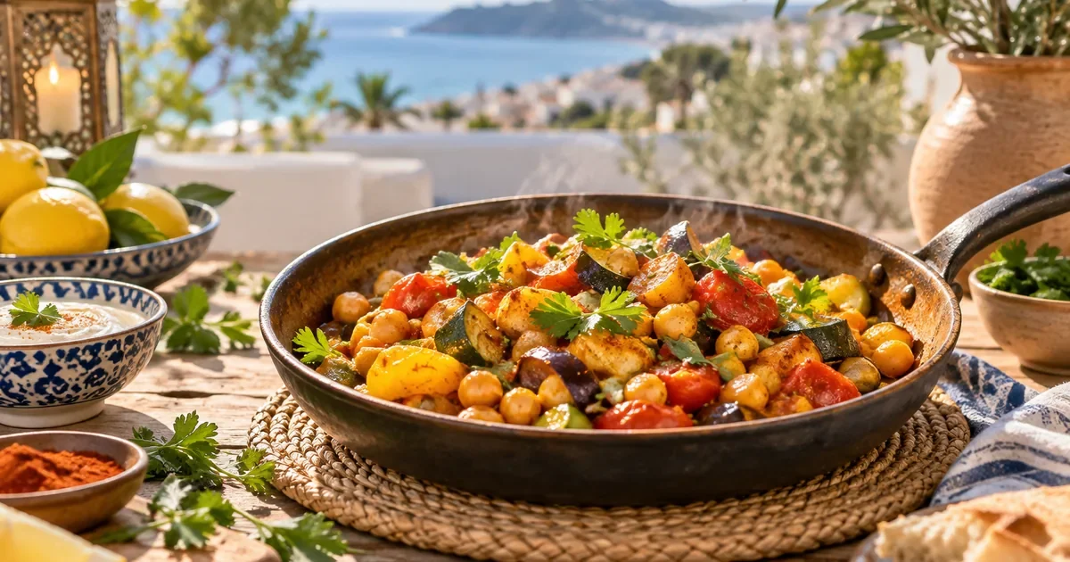 Poêlée du Soleil d'Orient, légumes et épices en moins de trente minutes