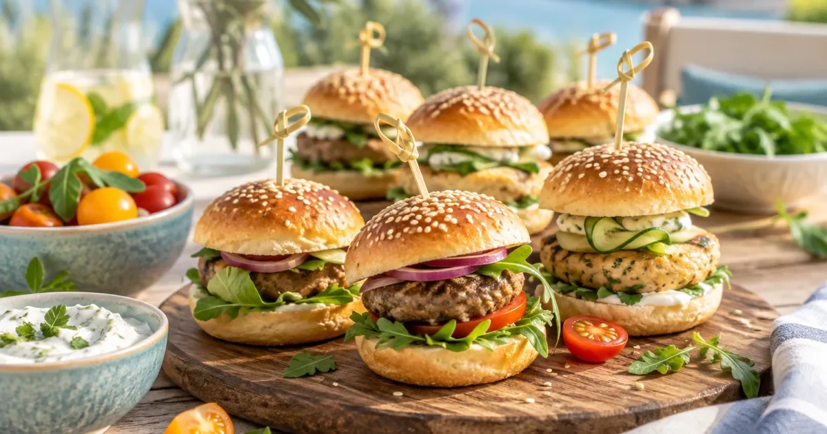 Petits burgers apéritifs super simples, festifs et légers